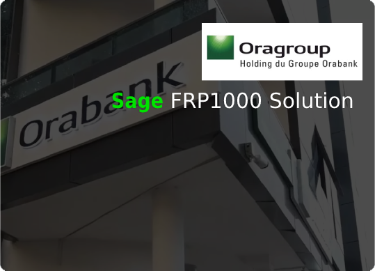 Groupe Logiciels et Services - success case: ORAGROUP - logiciel Sage FRP 1000