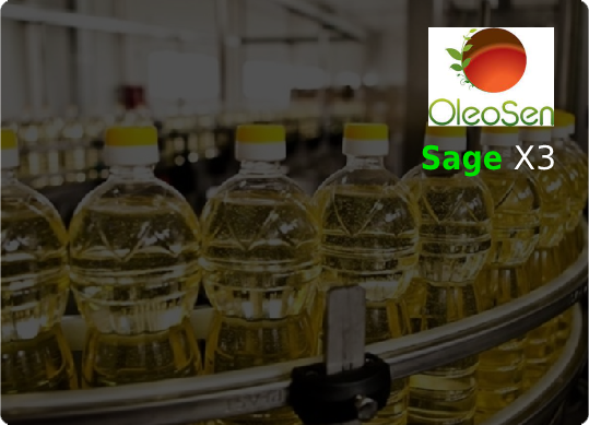 Groupe Logiciels et Services - success case: Groupe OLEOSON logiciel SAGE X3